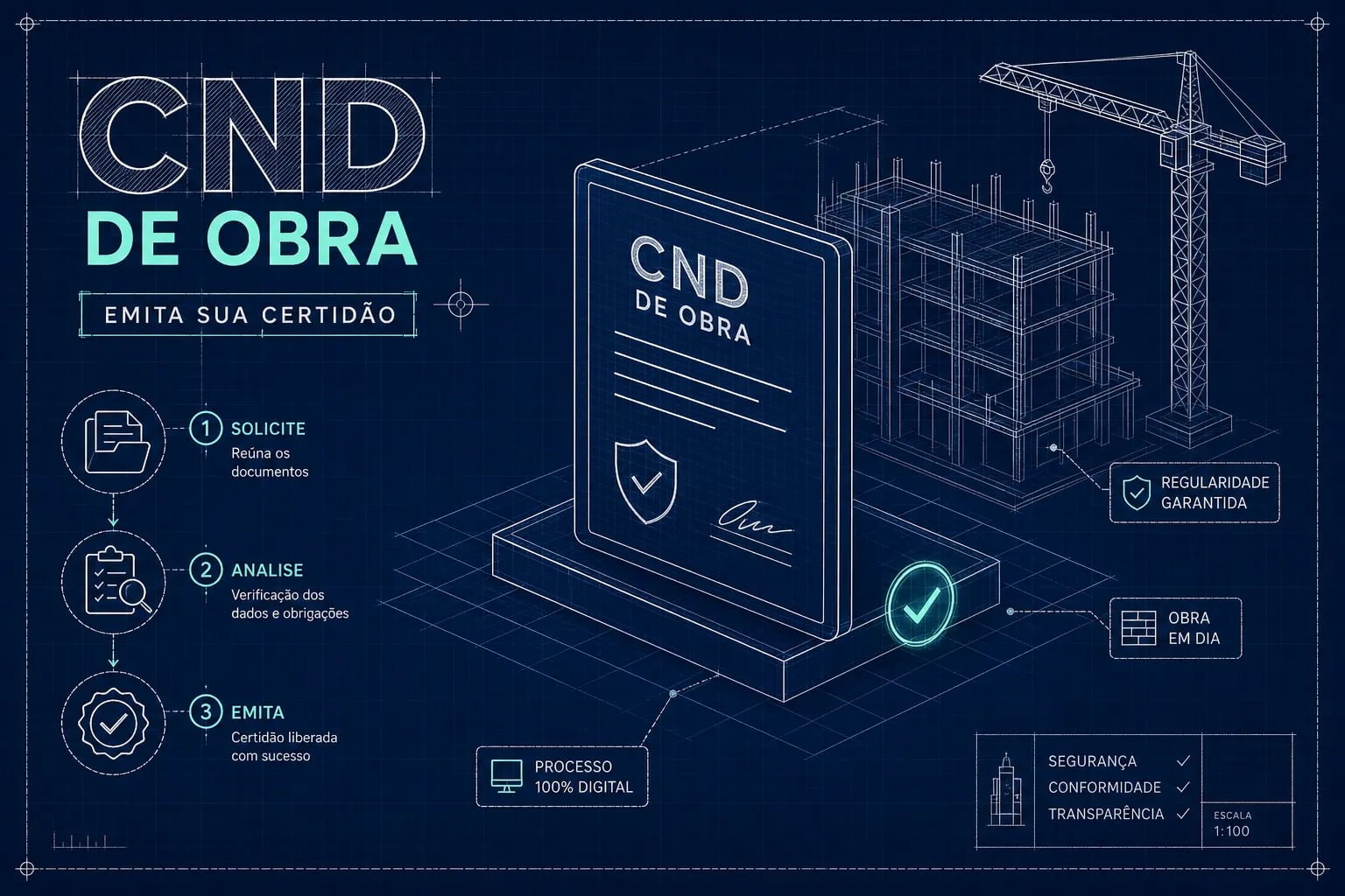CND de obra: guia completo para emitir a certidão