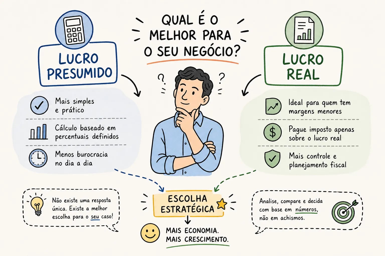 Lucro Presumido ou Real: como escolher o regime certo