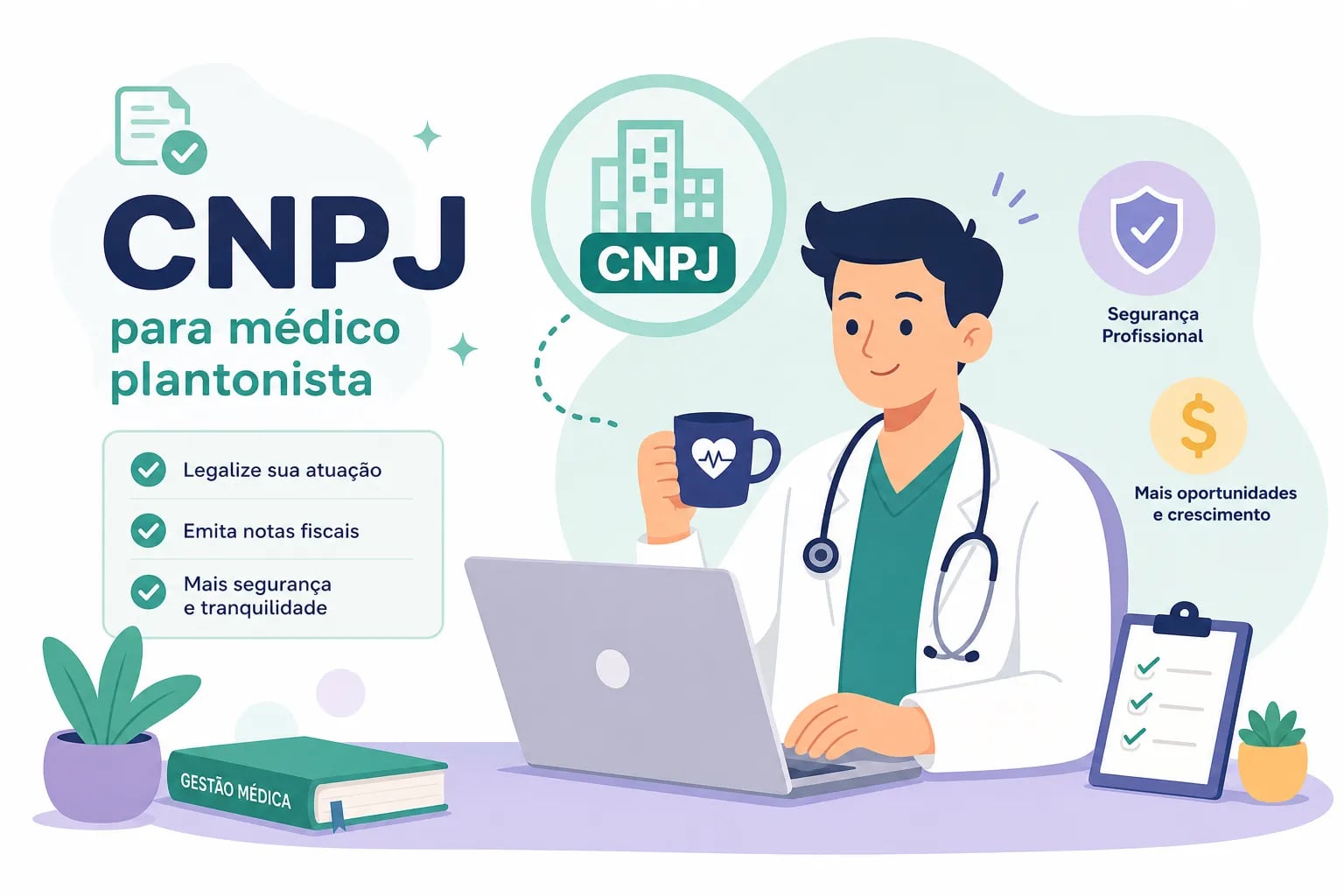 CNPJ para médico plantonista: guia prático e completo