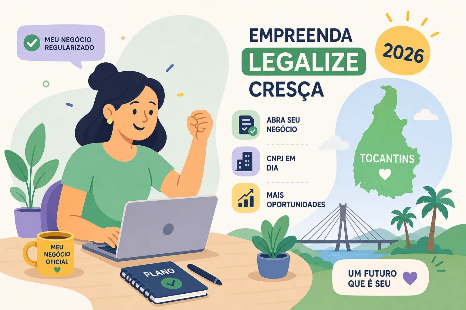 Como formalizar seu negócio no Tocantins em 2026