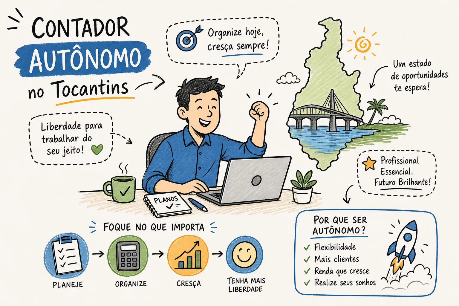 Contador autônomo no Tocantins: guia completo 2026